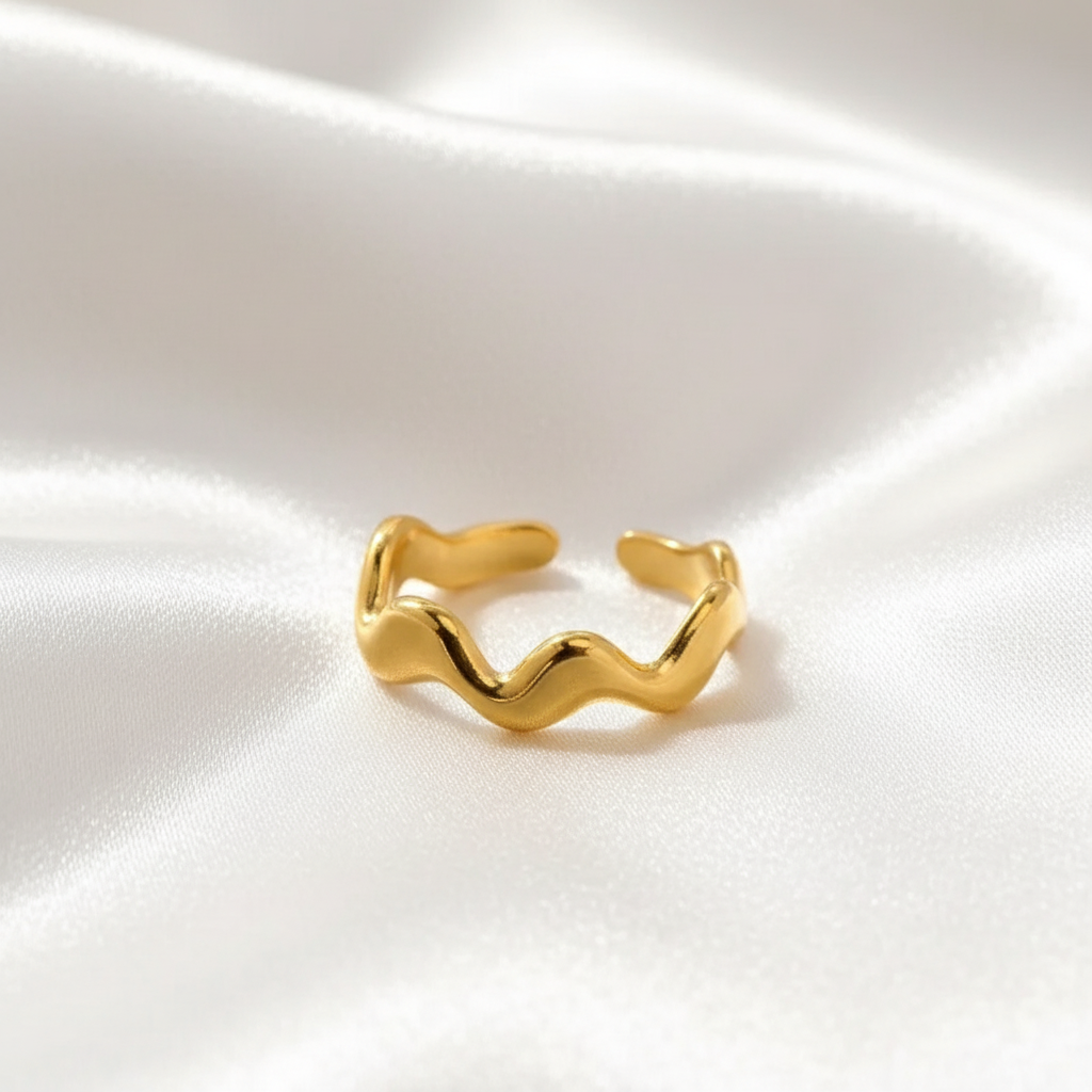 Vintage Y2K Ring - Goud