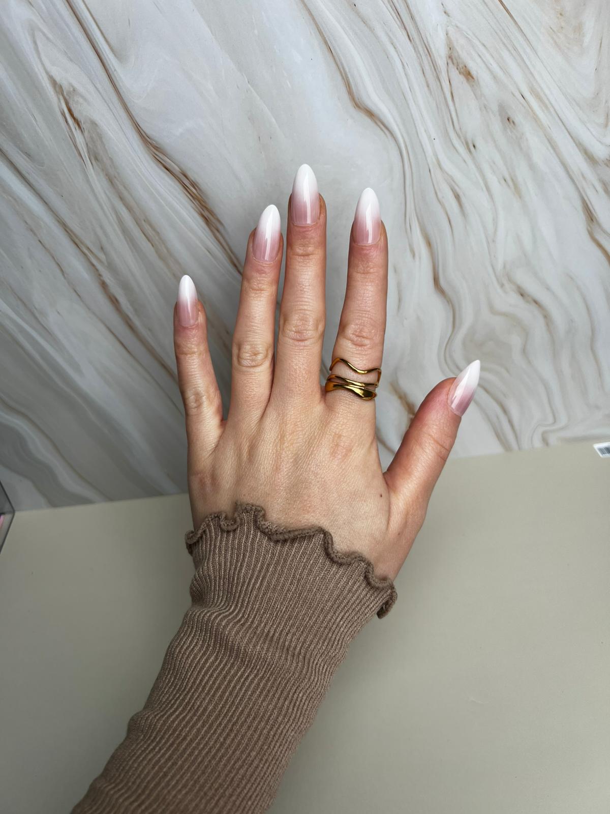 Elegante Drielaags Ring - Goud