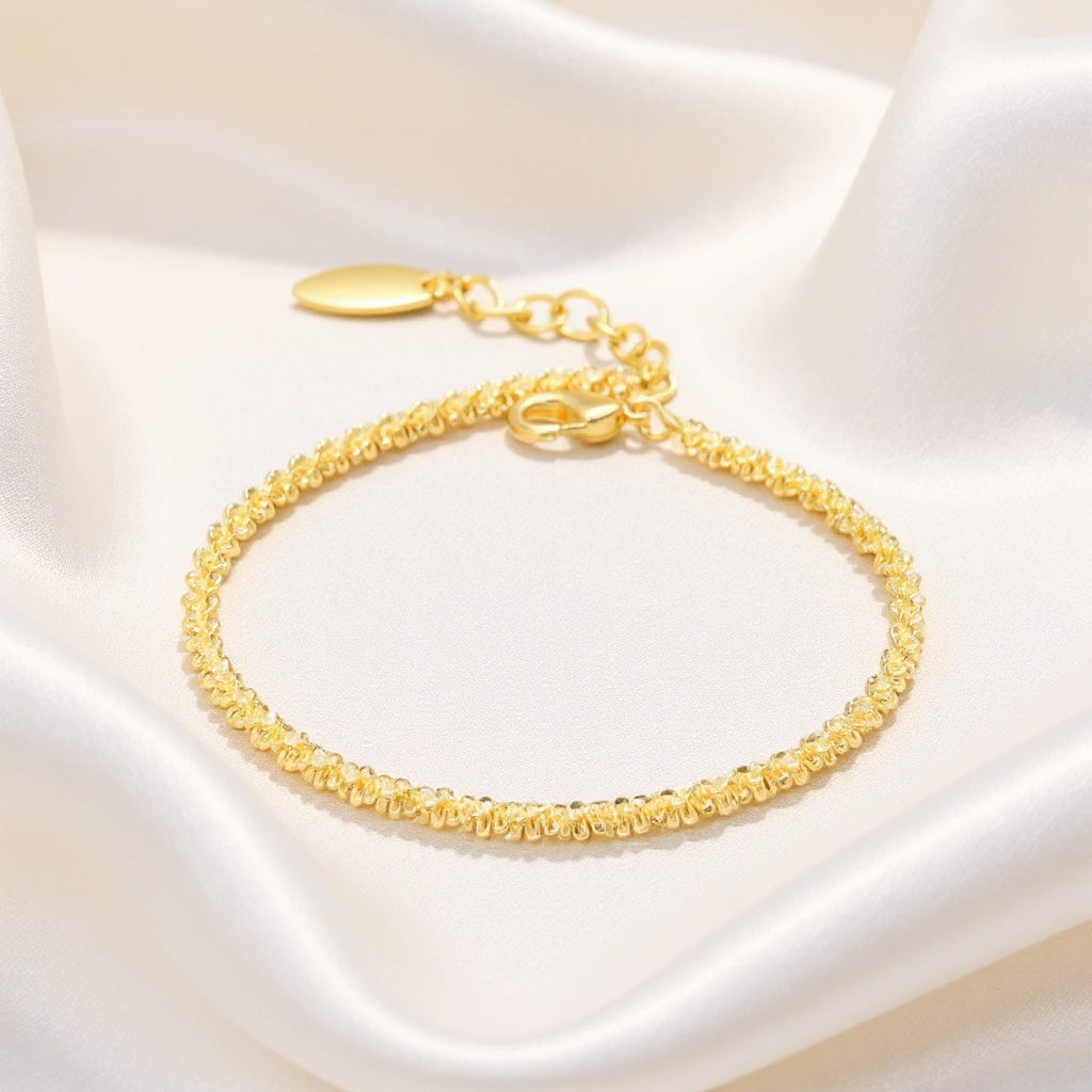 Sneeuwvlokken Armband - Goud Geplateerd